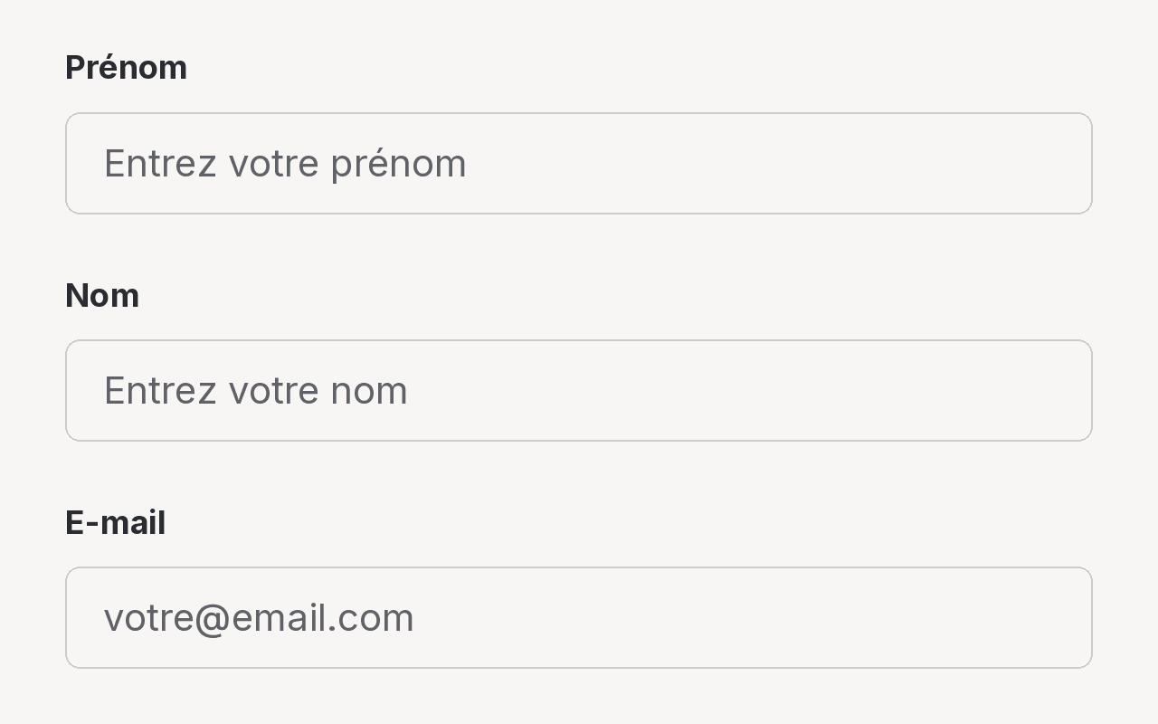 Créez votre compte